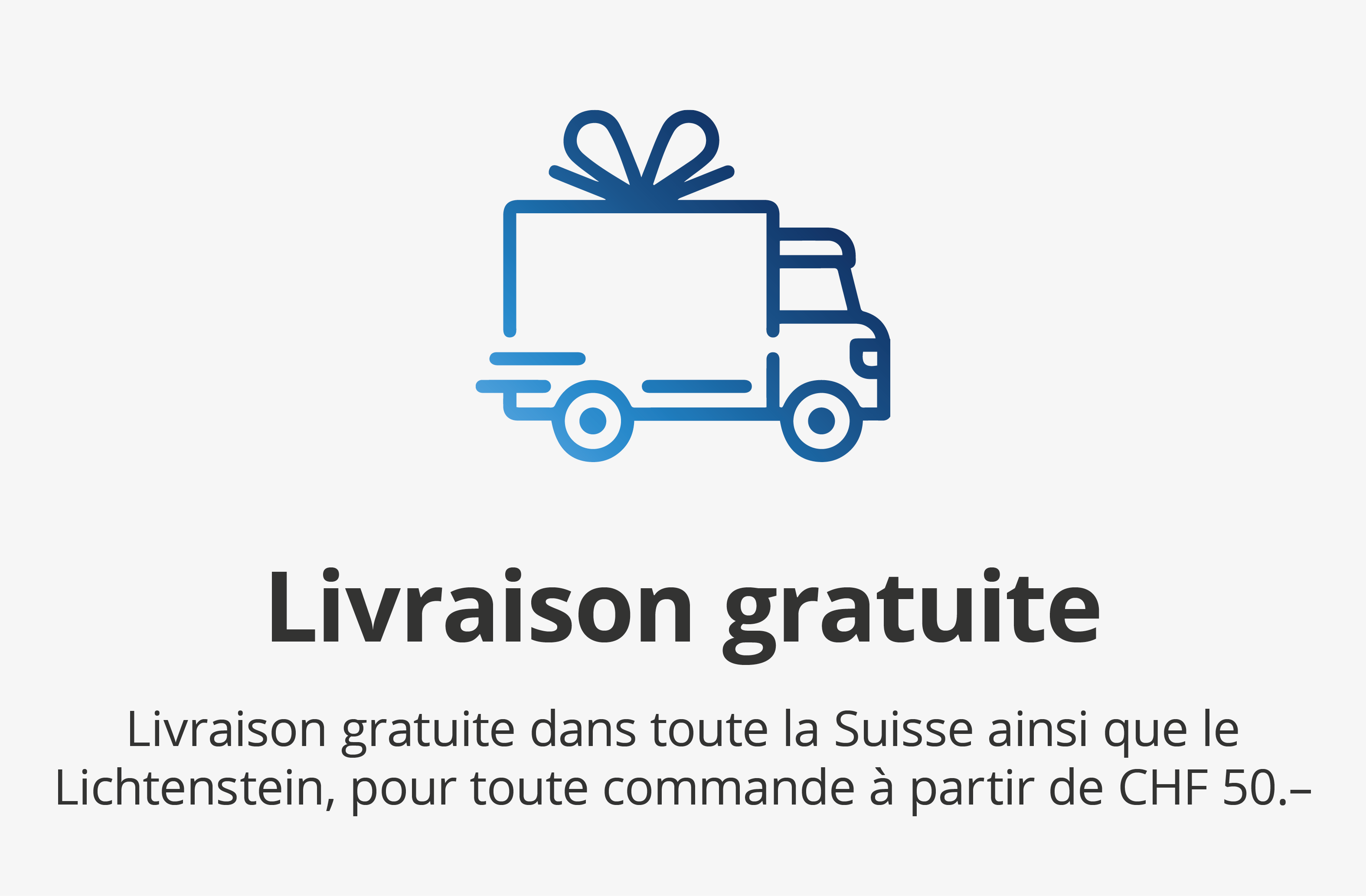 Livraison gratuite