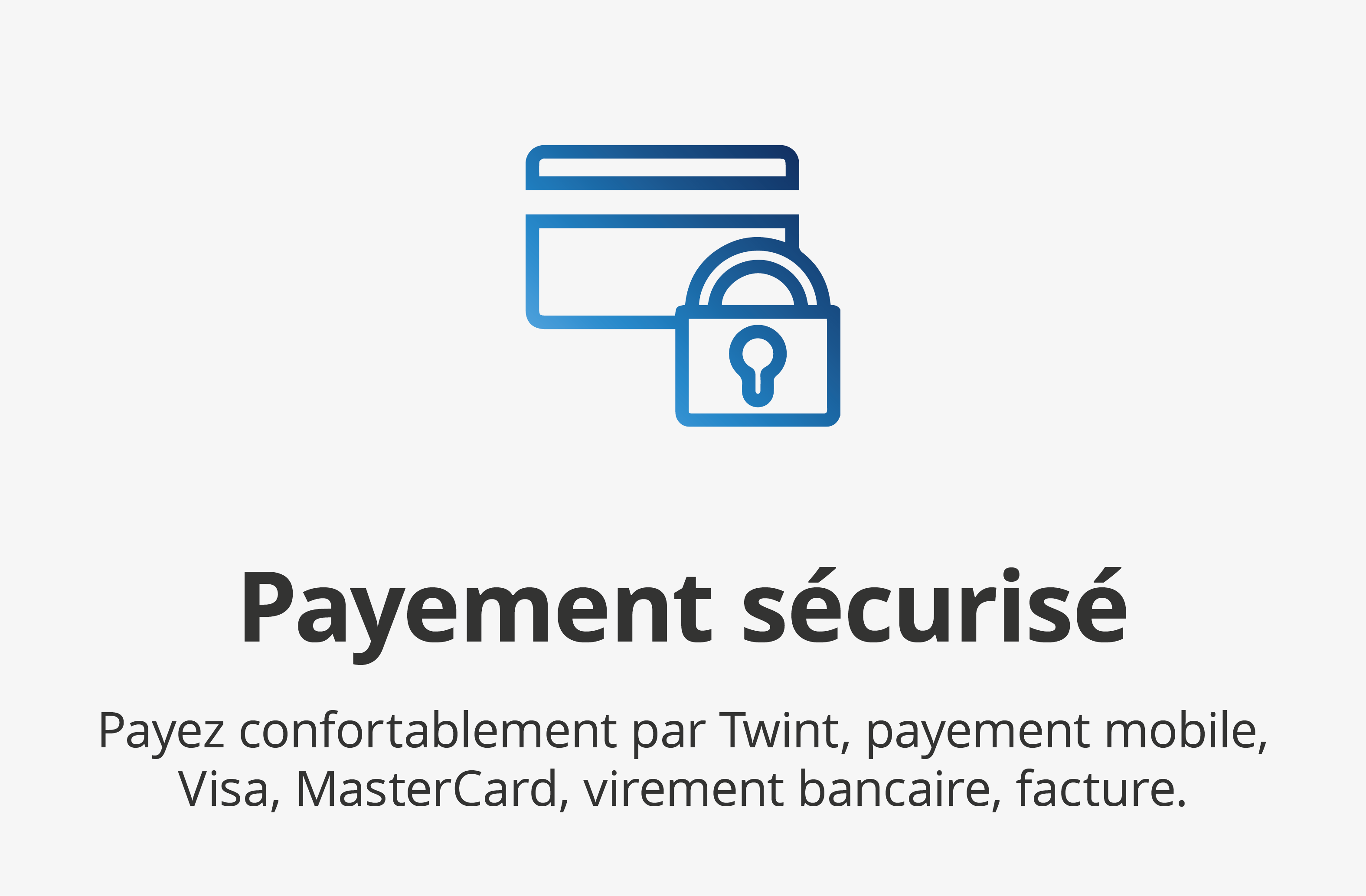 Payement sécurisé