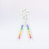 Flots mit 2 Schleifen, Druck 5-farbig / Flots avec 2 rubans, impression 5 couleurs