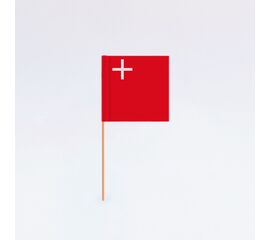 Plastikfähnchen einzelne Kantone (100 Stück), Modell 765 / Fanions en plastique d'un seul canton suisse (100 pièces), modèle 765