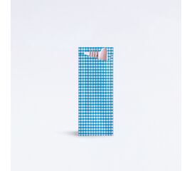 Bestecktaschen / Besteckbeutel PicNic Blue/Oktoberfest (350 Stück pro Box), Modell FIT270 / Pochette à couverts pique-nique bleue/Fête de la bière (350 par carton), modèle FIT270