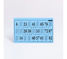 Jumbo Lottokarte  29 x 18,8 cm, Modell 6005 / Carton de loto en format jumbo 29 x 18,8 cm, modèle 6005