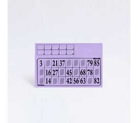 Lottokarten mit Kontrolle (10 Stück), Modell 6013 / Cartons de loto avec contrôle (10 pièces), modèle 6013