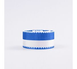 Repsseidenband 34 mm / Ruban en soie côtelée de 34 mm de largeur