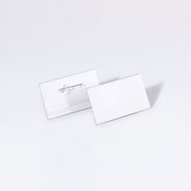 Namensschild 40 x 75 mm, Modell 731 / Porte-badges 40 mm x 75 mm, modèle 731
