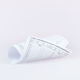 Trefferkontrollblatt, Modell 819 / Feuille de contrôle des billets gagnants, modèle 819
