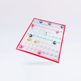 Kontrolltableau für Lottokugeln 38 mm, Modell 6629 / Plateau de contrôle pour boules de loto de 38 mm, modèle 6629
