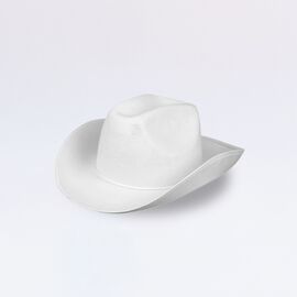 Cowboyhut weiss, Modell 95 / Chapeau de cow-boy blanc, modèle 95