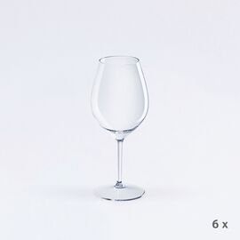 Rotweinglas, Mehrweg-Kelchglas (6 Stück), Modell 24915 / Verre à vin, verre à pied réutilisable (6 pièces), modèle 24915