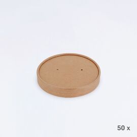 Flachdeckel mit Dampfloch (50 Stück), Modell 34743 / Couvercle plat avec trou vapeur (50 pièces), modèle 34743