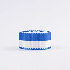 Repsseidenband 34 mm / Ruban en soie côtelée de 34 mm de largeur