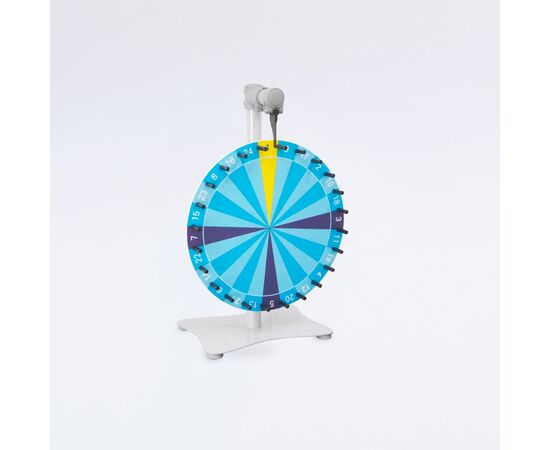 Tischglücksrad Mini Turn mit Sonderdruck, Modell Mini Turn 4.1 / Roue de la fortune de table Mini Turn avec impression individualisée, modèle Mini Turn 4.1