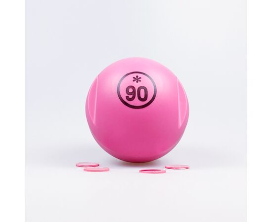 12 Lottokugeln magnetisch, inkl. 100 Jetons in verschiedenen Farben, Modell 6046.12 / 12 boules de loto magnétiques et 100 pions de différentes couleurs, modèle 6046.12