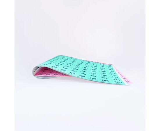 Glücksrad Coupons 1 – 100 (50 Serien), Modell 4313.1 / Coupons pour roue de la fortune 1 – 100 (50 séries), modèle 4313.1