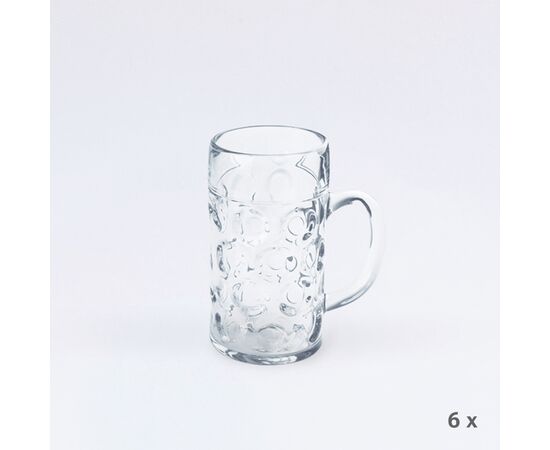 Mehrweg-Bierkrug (6 Stück), Modell 27209.1 / Chope à bière réutilisable (6 pièces), modèle 27209.1